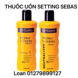 Thuốc uốn nóng Setting Sebas - 1000ml