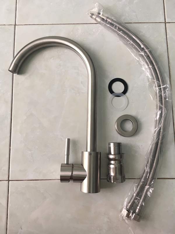 Vòi Rửa Chén Nóng Lạnh Inox 304 - Vòi Bếp Nước Nóng Lạnh SUS 304 3