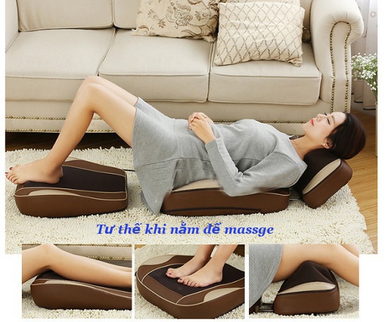 Đệm massage toàn thân 3 mảnh rời nhập khẩu-0965.011.567 9
