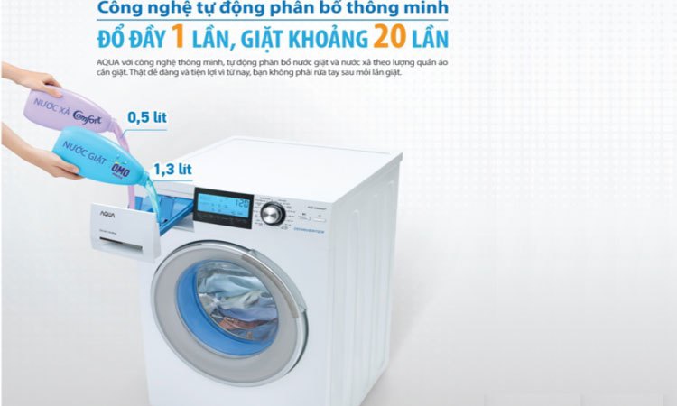 Lồng giặt được làm từ chất liệu cao cấp, bền bỉ, thân thiện