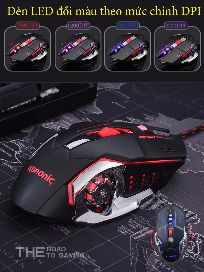 Chuột chuyên game Kananic KM011