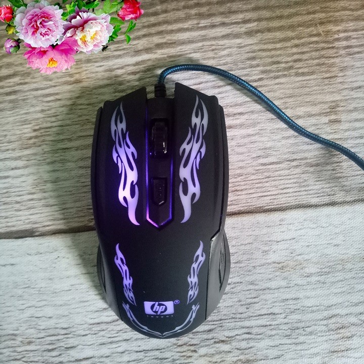 CHUỘT HP. LED 7 MÀU DÂY DÙ 5