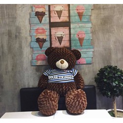 Gấu teddy cao 1m - khổ vải 1m2