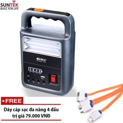 Đèn Led tích điện chuyên dụng kiêm ắc quy sạc dự phòng Suntek KM-926A