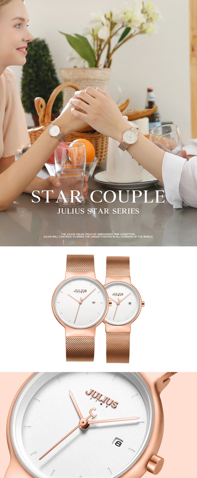 Đồng hồ đôi Julius Star JS-009C
