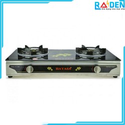 Bếp gas đôi kiếng cường lực Hayasa HA-8050