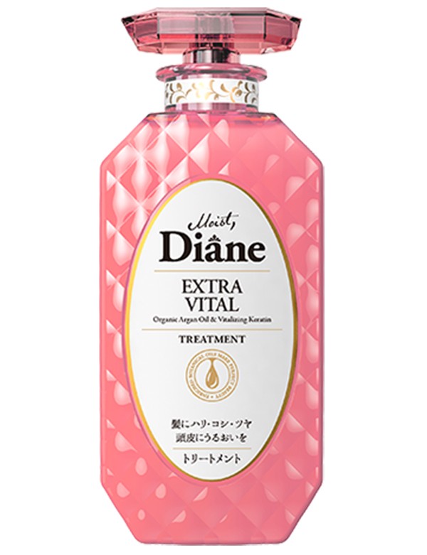 Hình ảnh Dầu xả Diane chống rụng và làm phồng tóc Nhật Bản 450ml chai hồng [Được kiểm hàng] 12220152