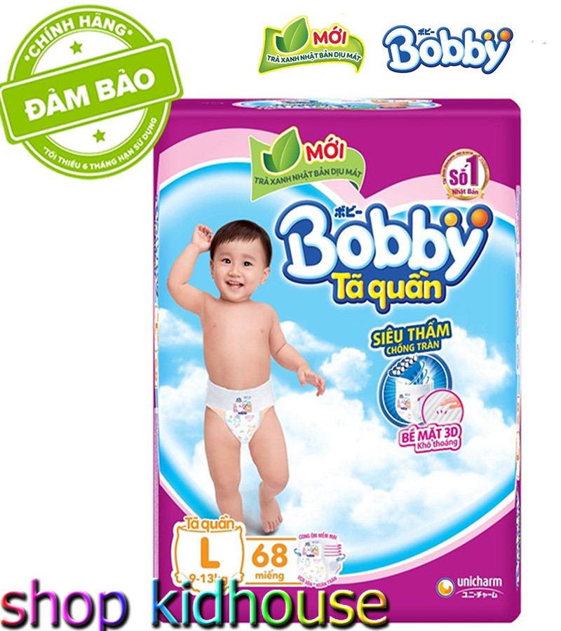 Tã dán Bobby Fresh siêu thấm XXL54