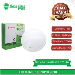 Đèn led ốp trần Rạng Đông D LN03L 270/14W