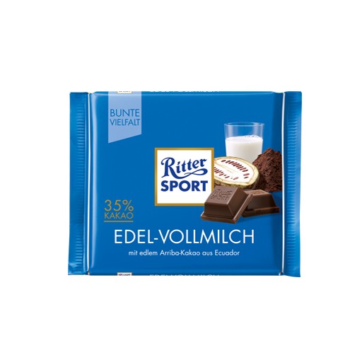 Socola Ritter Sport cacao kem sữa - 100g
