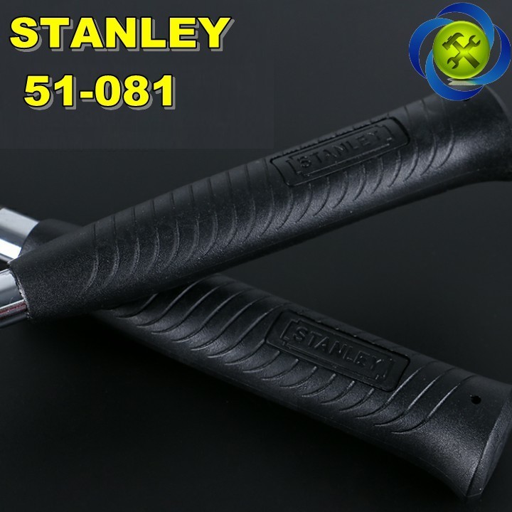 Búa nhổ đinh cán sắt Stanley 51-081 16oz-450g 2