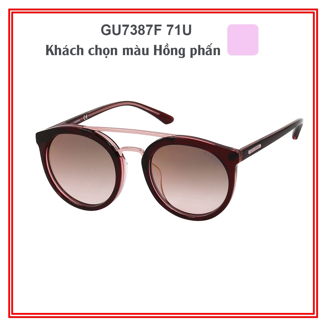 Kính mát nữ Guess GU7387F