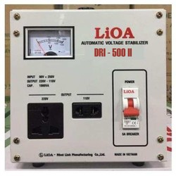 Ổn áp 1 pha lioa dri-500ii 0.5kva điện áp vào 90v-250v-thế hệ mới 2021