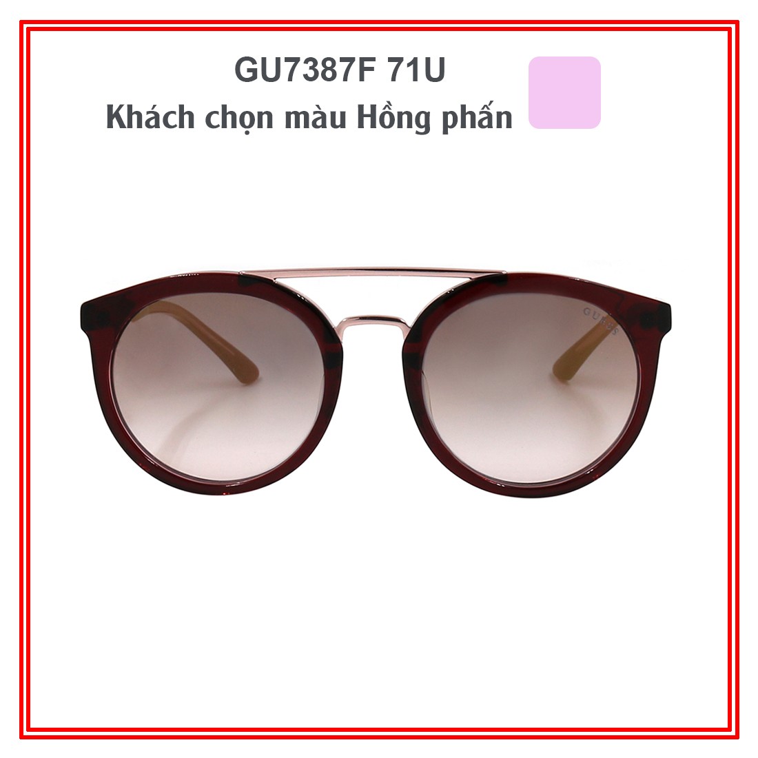 Kính mát nữ Guess GU7387F