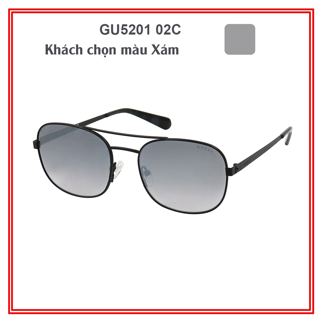 Kính mát GUESS GU5201-GU6906