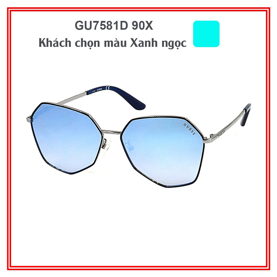 Kính mát nữ Guess GU7581D
