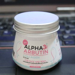 Tẩy tế bào chết mặt và toàn thân Alpha Arbutin Body Face Scrub