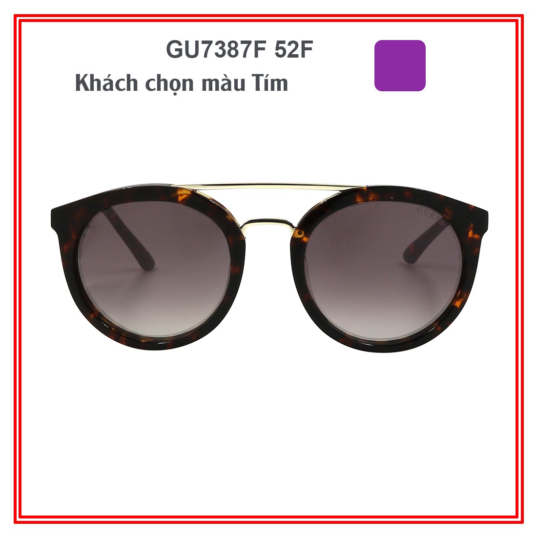 Kính mát nữ Guess GU7387F