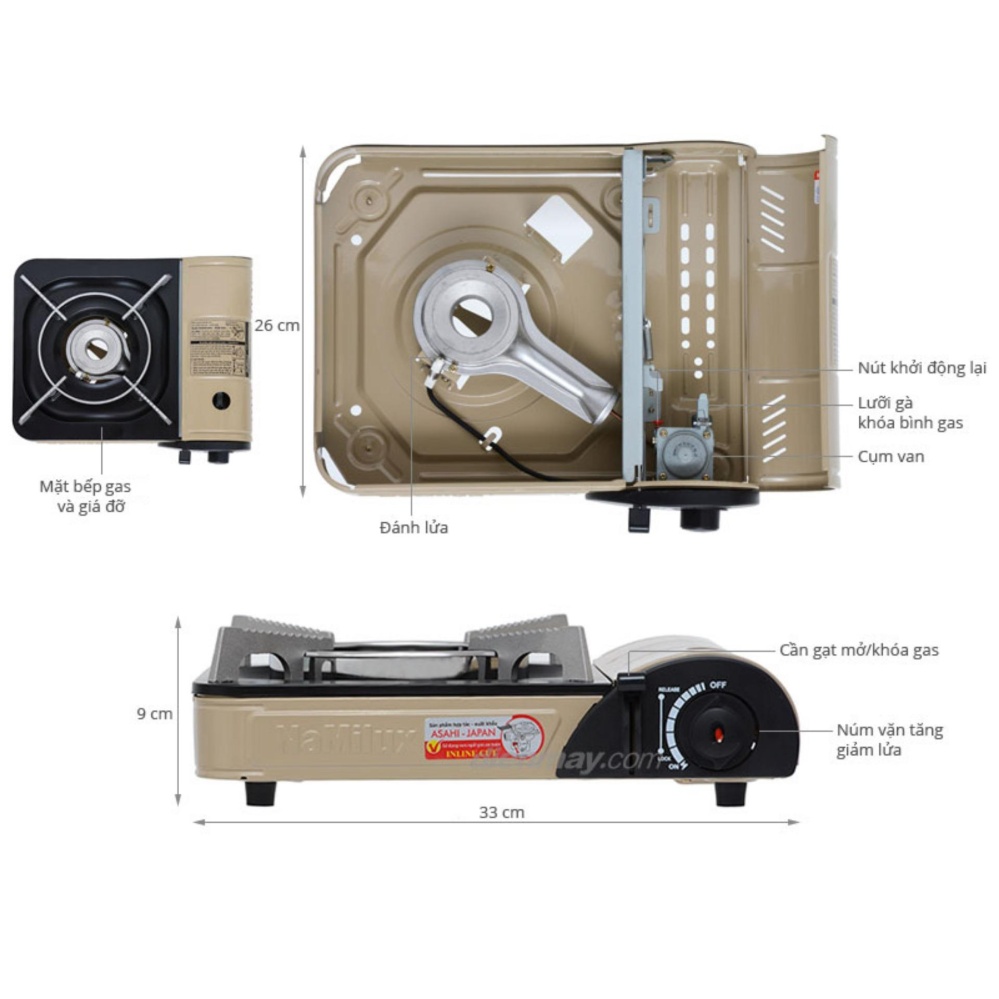 Bếp gas Namilux NA-161PS