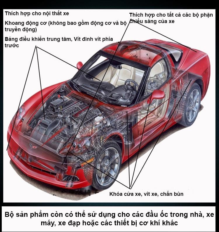 BỘ DỤNG CỤ SỬA CHỮA 40 MÓN CHÍNH HÃNG AIWA - DỤNG CỤ SỬA XE MÁY 5