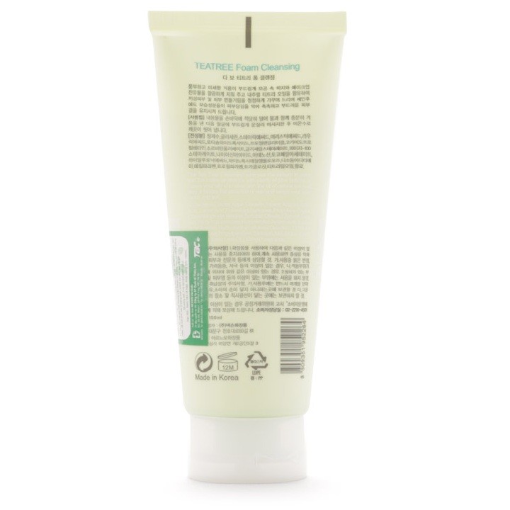 Sữa rửa mặt Dabo tinh chất cây trà 150ml