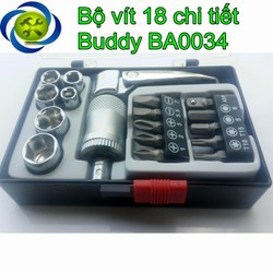 Bộ vít 18 chi tiết buddy ba0034