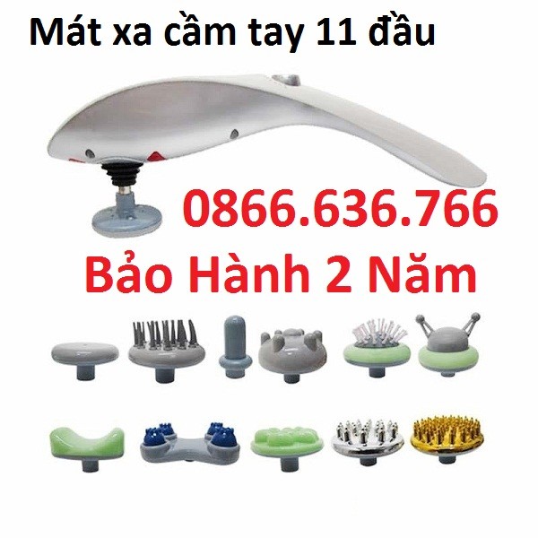 Máy massage cầm tay 11 đầu Luxurious