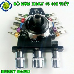 Bộ vít 15 chi tiết buddy ba0033