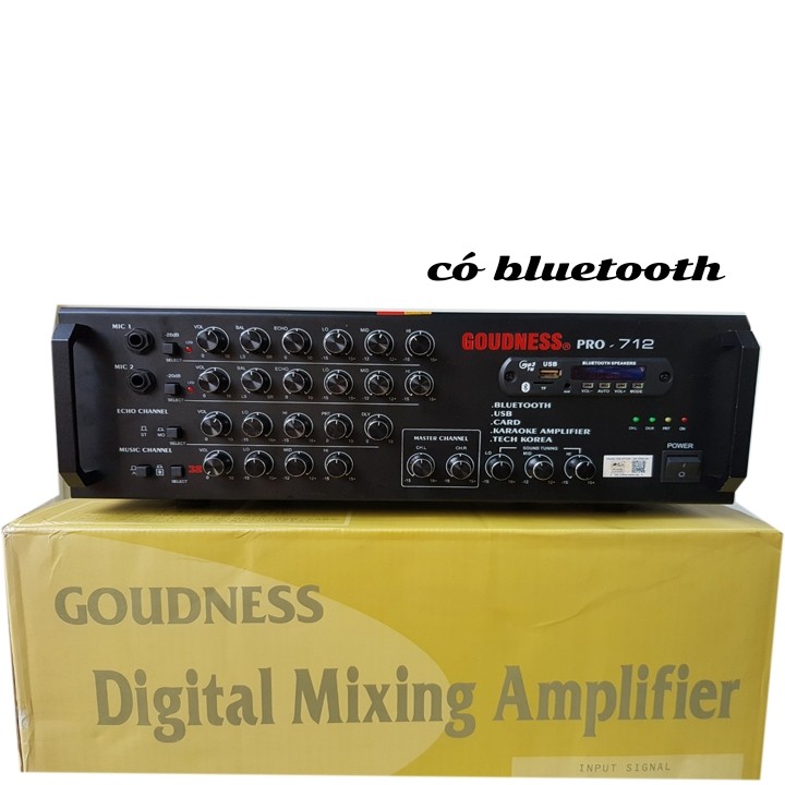 amply goudness pro 712-amply 12 sò có bluetooth cao cấp