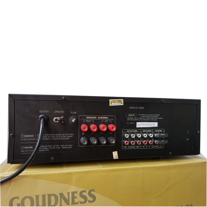 amply goudness pro 712-amply 12 sò có bluetooth cao cấp