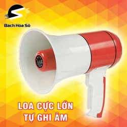 Loa Phóng Thanh Cầm Tay Mini, Loa Ghi Âm Rao Bán Hàng Rong - Loại mới có đầu đọc thẻ nhớ, hay hơn