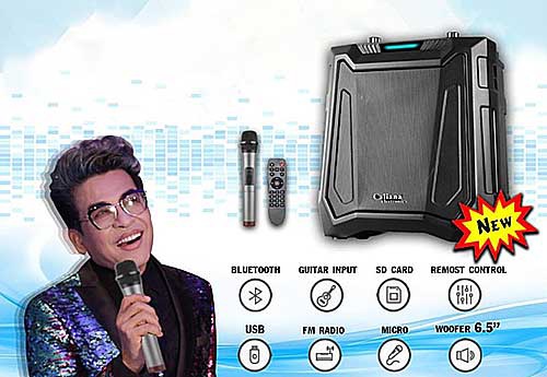 Loa kéo di động Caliana DE 06B 2 tấc