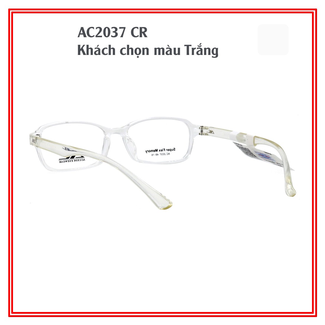 Gọng Kính Unisex Accede AC2037