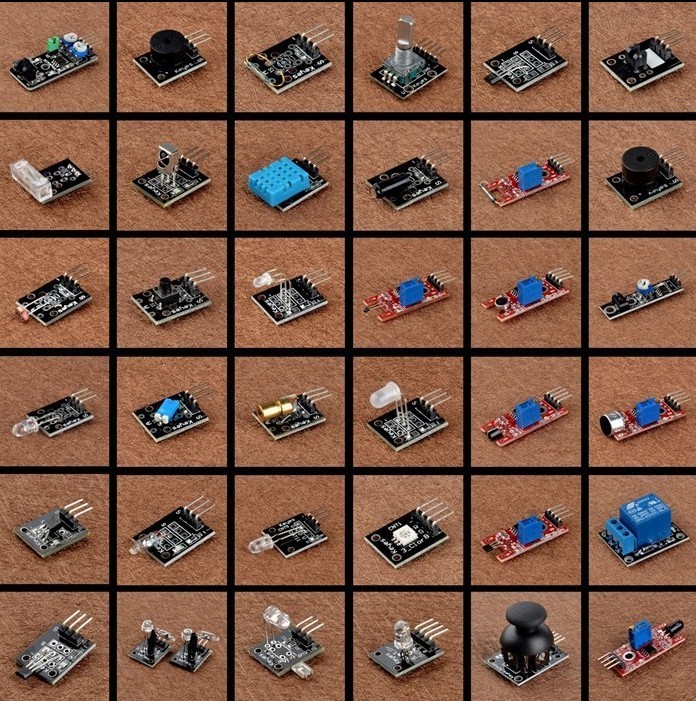 Bộ KIT 37 Cảm Biến dành cho arduino có hộp đựng 2