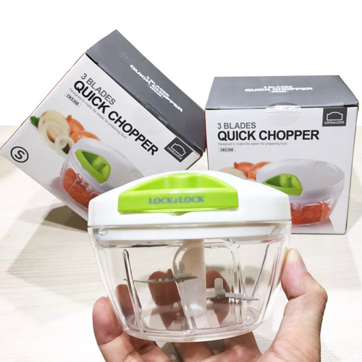 Dụng cụ băm rau củ quả LocknLock Quick Chopper CKS308 (Mã SP: LockCKS308)