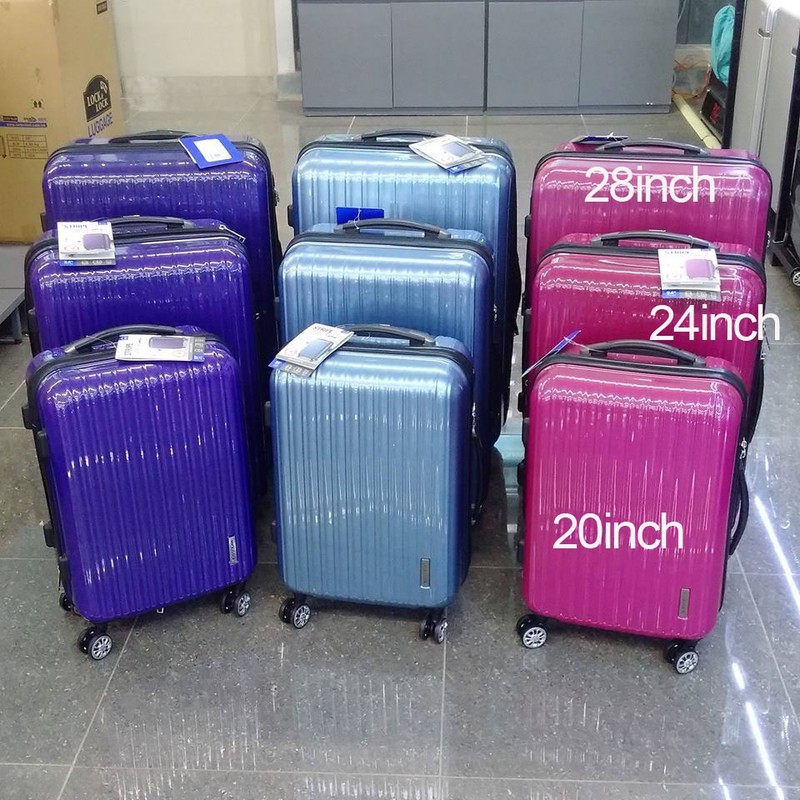 Vali du lịch LockLock Travel Zone LTZ995LBTSA 24inch khóa TSA xanh 10