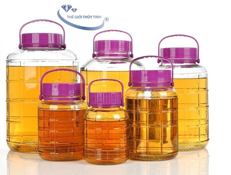 BÌNH NGÂM RƯỢU QUAI 5L