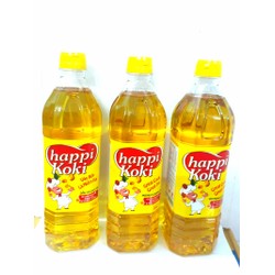 Combo 3 Chai Dầu Ăn Happi Koki 1L