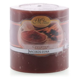 NẾN THƠM TRỤ TRÒN D6H6 MISS CANDLE MIC0826 NÂU ĐẬM