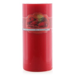 NẾN THƠM TRỤ TRÒN D7H15 MISS CANDLE MIC0277 ĐỎ HƯƠNG DÂU TÂY
