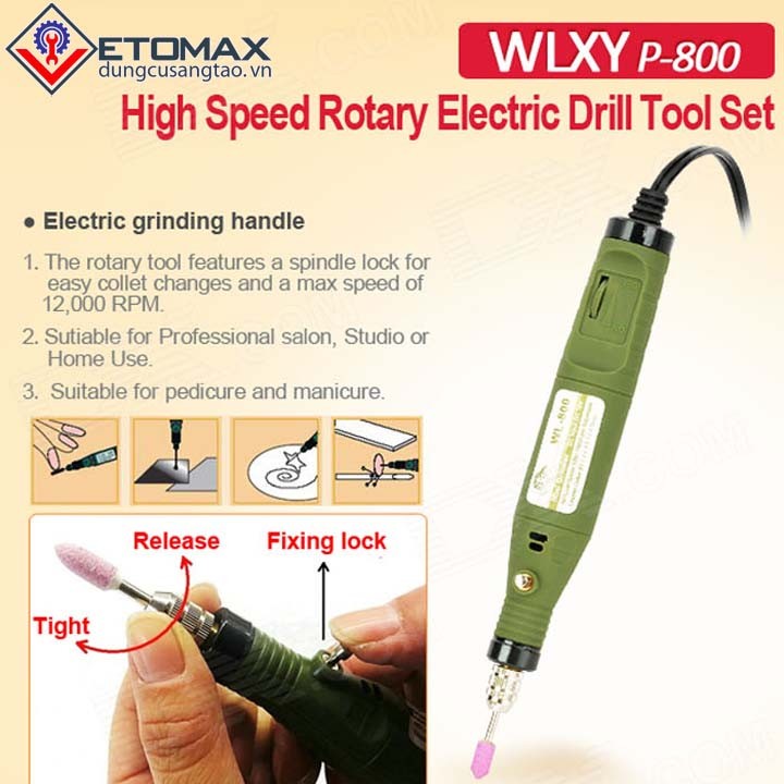 Máy mài điêu khắc Mini WL800