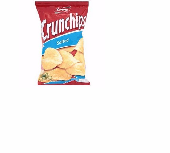 Khoai tây chiên Crunchips vị muối hiệu Lorenz 100g