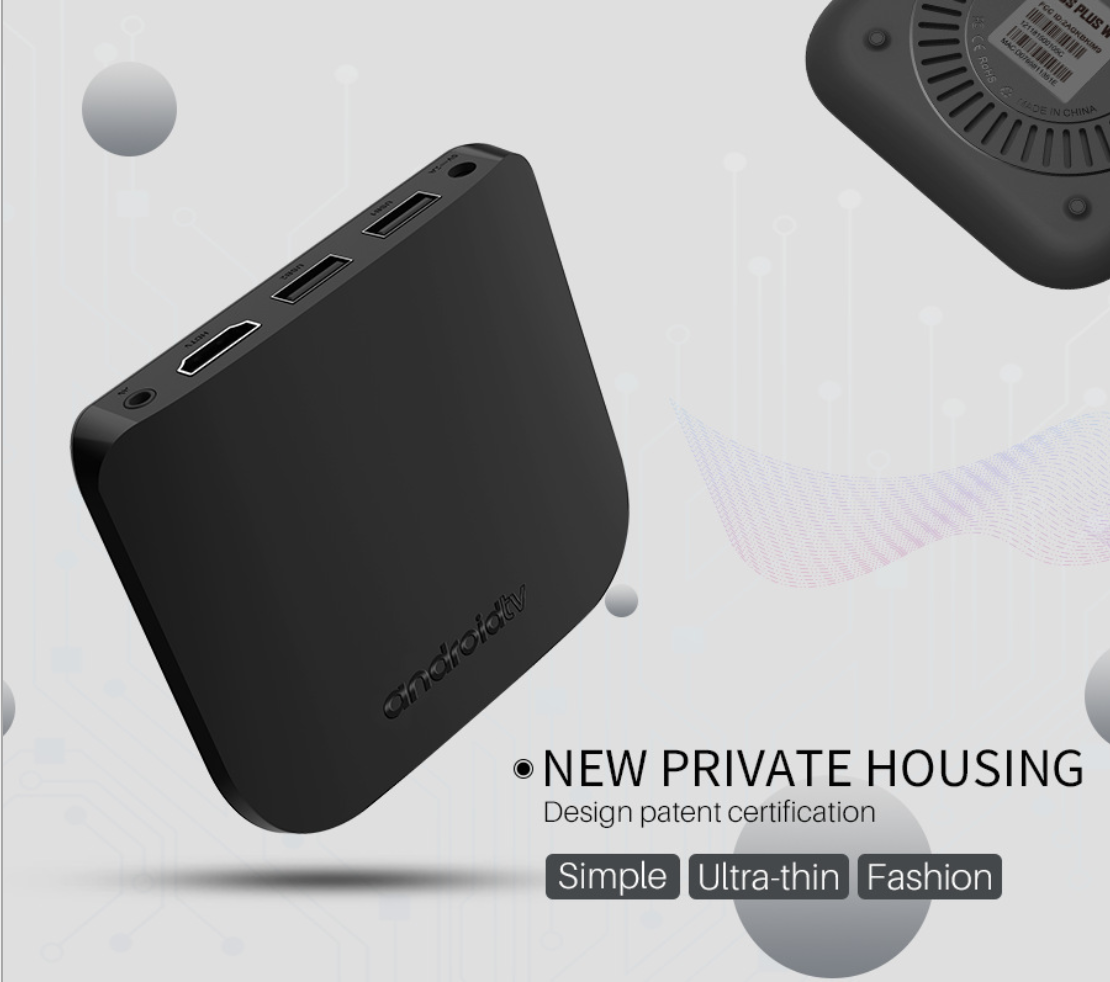 Android TV box 4K Quad Core 64bit Android 7.1