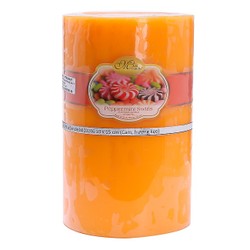 NẾN THƠM TRỤ TRÒN D10H15 MISS CANDLE MIC0246 CAM HƯƠNG KẸO