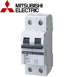 Cầu dao MCB Mitsubishi BH-D6 C N - 10A 6kA 2P