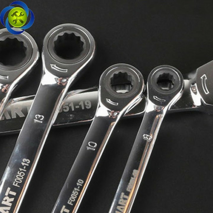 Bộ cờ lê vòng miệng tự động C-mart T0010 7 cây 3