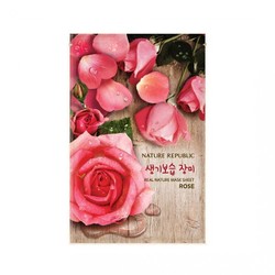 Mặt nạ dưỡng da chiết xuất hoa hồng Nature Republic Real Nature Rose Mask Sheet