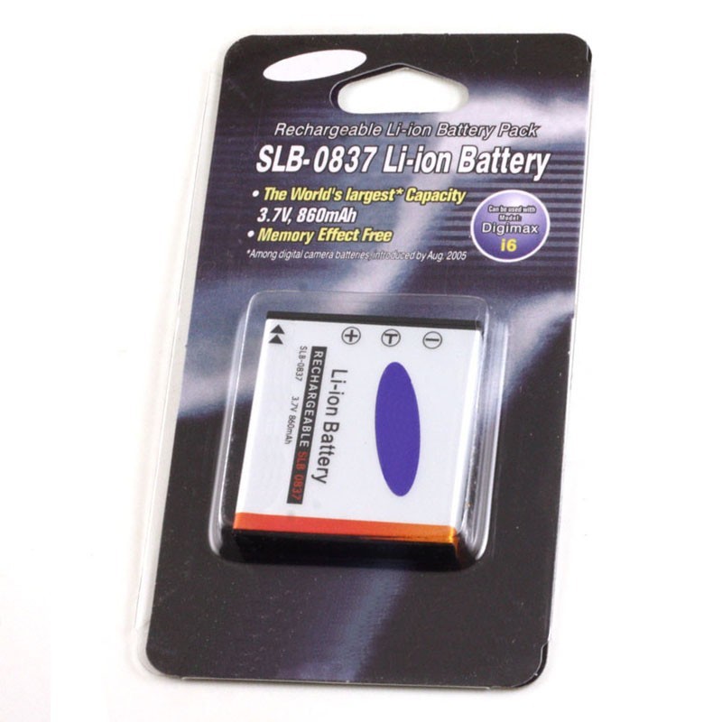 Pin máy ảnh Pisen for Samsung SLB-0837B