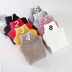 Áo len cổ lọ cho bé trai bé gái loại 1