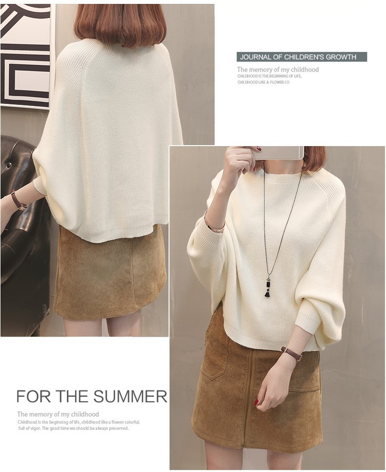 Áo len thu đông tay dơi BY6303 4